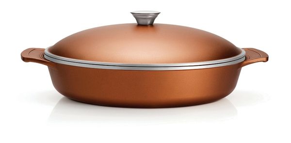 Каструля Tramontina LYON / COPPER, з кришкою, 34 см, овальна