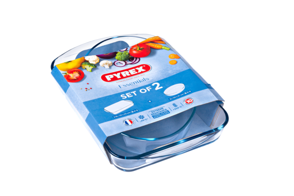 Набір форм для запікання PYREX ESSENTIALS, 2 шт