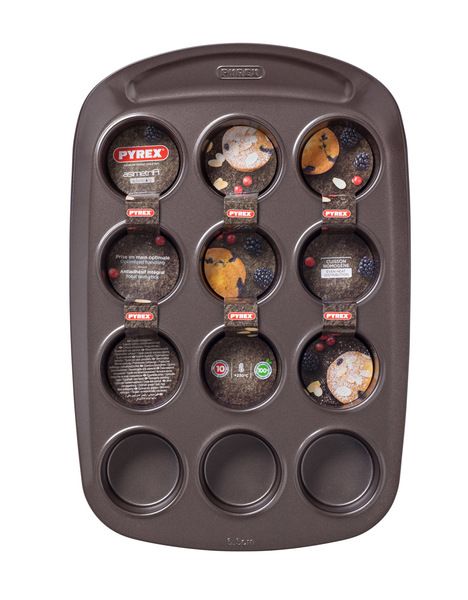 Форма для маффінів PYREX ASIMETRIA, 12 шт. 6.5 см