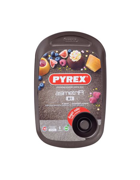 Форма PYREX ASIMETRIA, 6 шт. 6.5 см