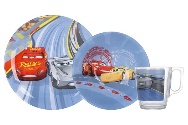 Набір дитячий LUMINARC DISNEY CARS 3, 3 предмета
