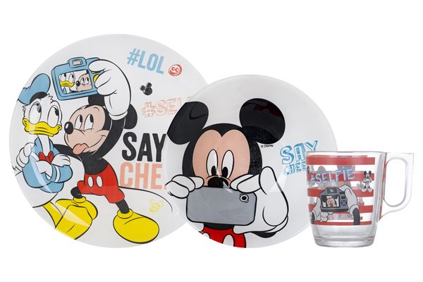 Набір дитячий LUMINARC DISNEY MICKEY COLORS, 3 предмета