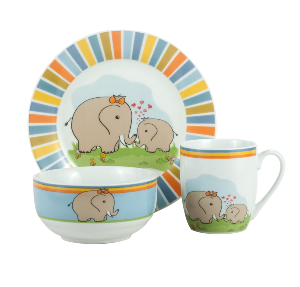 Дитячий набір LIMITED EDITION ELEPHANTS 1, 3 предмети