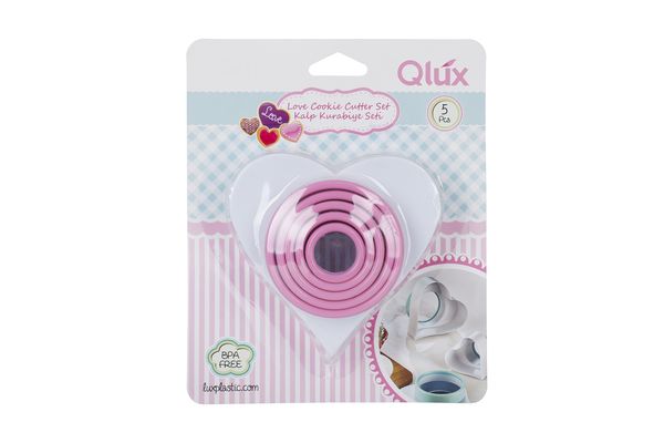 Форми для печива Qlux Heart MIX