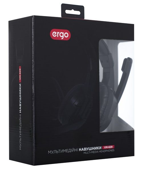 Мультимедійна гарнітура ERGO VM-629 Black