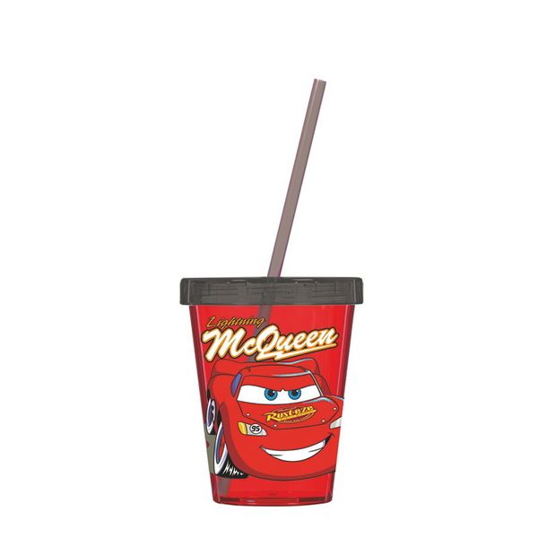 Склянка з трубочкою HEREVIN DISNEY CARS