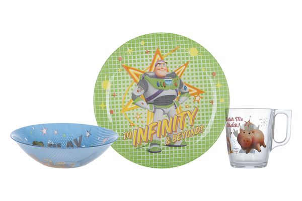 Набір дитячий Luminarc Disney Toy Story, 3 предмети
