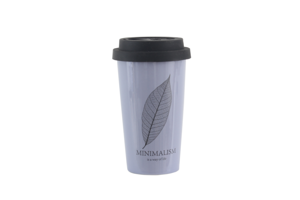 Чашка з силіконовою кришкою Limited Edition Minimalism