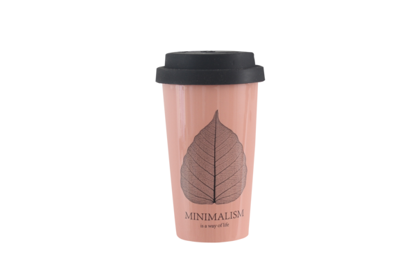 Чашка з силіконовою кришкою Limited Edition Minimalism