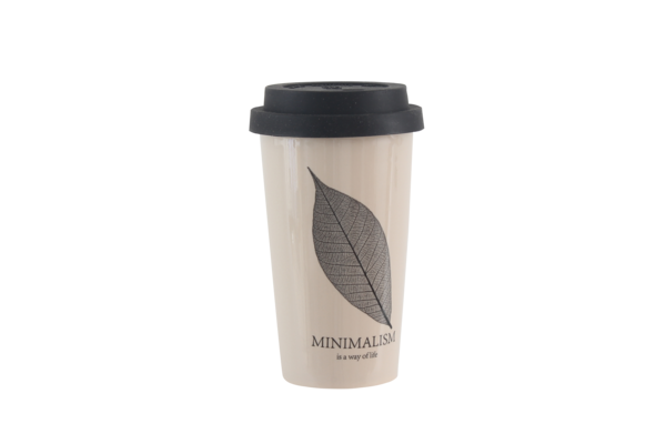 Чашка з силіконовою кришкою Limited Edition Minimalism