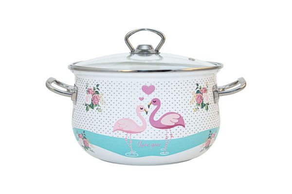 Каструля INFINITY Love Flamingo (6.5 л) 24 см