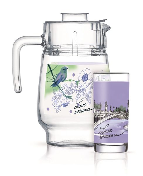 Набір Luminarc Love Romance Purple, 7 предметів