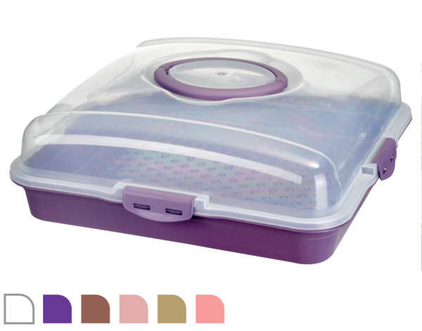 Тортівниця Violet House 0036 Plum, 13х38х38 см