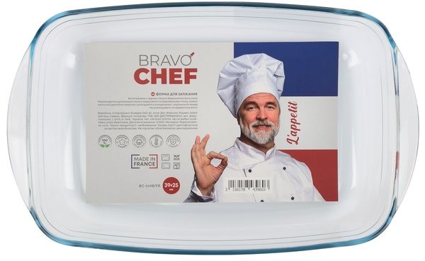 Форма BRAVO CHEF, 39x25x7 см