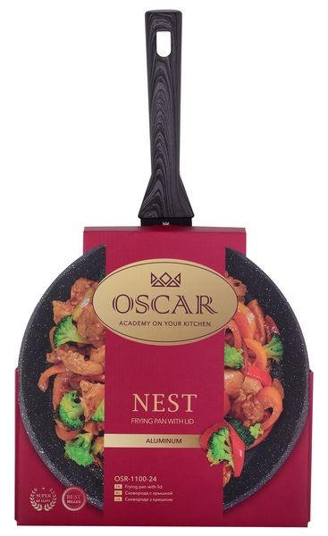 Сковорода з кришкою Oscar Nest, 26 см