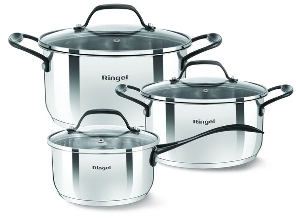 Набір посуду RINGEL Elegance 6 пр. (1.3л + 2.7л. + 5.3л)